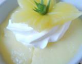 Crème ailée et vanillée à l'ananas