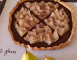 Tarte poire-chocolat savoureuse