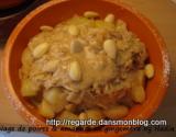 Nage de poires aux amandes et gingembre