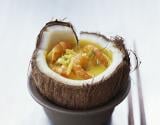 Coconut bowl : curry indien de crevettes