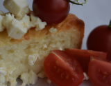 Cake à la feta et tomate cerise