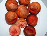 Muffins aux fraises tagada faciles