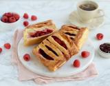 Feuilletés à la framboise