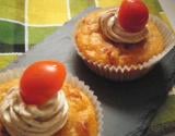 Cupcake salé, parmesan, tomates séchées