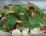 Tostada de ceviche Pescado