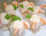 Mousses poisson crevettes