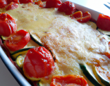 Gratin de courgettes et tomates