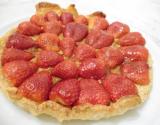 Tarte aux fraises à la crème d'amandes