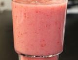 Smoothie banane et fraises