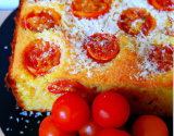 Cake au parmesan et aux tomates confites