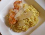 Risotto au safran et scampis