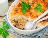 Hachis parmentier d'agneau confit