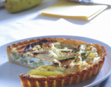 Quiche aux poires et chèvre