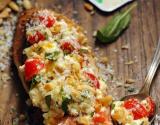 Bruschetta multicolore et Cottage cheese