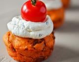 Cupcakes tomate basilic