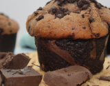 Muffin au chocolat traditionnel