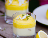 Mousse de citron glacée sans gluten