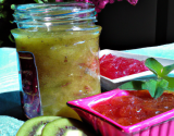 Confiture rhubarbe kiwi