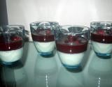 Panna cotta aux fruits rouges italien