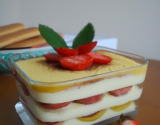 Tiramisu à la fraise et citron vert