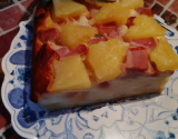 Cake sucrée salée ananas et lardons