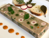 Terrine de lapin à l'eau de vie