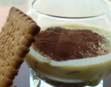 Tiramisu ricotta-petit brun