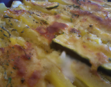 Gratin courgettes pommes de terre maison