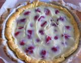 Tarte chocolat blanc fraises