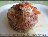 Émincé de tomates & aubergines aux rougets