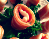 Rouleaux de jambon aux crevettes