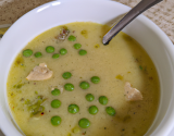 Soupe de pois cassés au lard