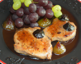 Escalopes de foie gras aux raisins