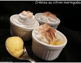 Crèmes au citron meringuées