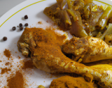 Poulet aux différentes épices