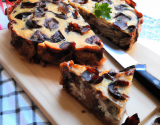 Cake aux champignons et chorizo