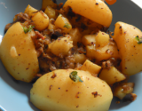 Pommes de terres à l'étouffée à la noix de coco