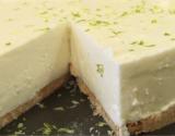 Cheesecake sans cuisson au citron vert