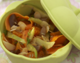 Salade papillote de carottes à l'orientale