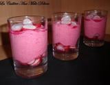 Mousse de betterave rouge et radis rose