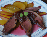 Magret de canard aux poires