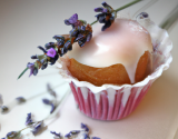 Cupcake de mariage romantique rose lavande