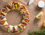 Couronne de légumes bio de printemps sans gluten