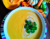 Velouté de courge à la châtaigne