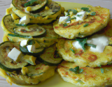 Galettes de courgettes au Cottage Cheese