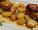 Pommes de terre au foie gras