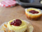 Cheesecakes à la confiture de framboises Bonne Maman