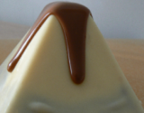 La pyramide au chocolat blanc