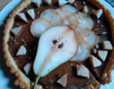 Tarte poire chocolat classique