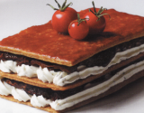 Millefeuilles aux tomates séchées